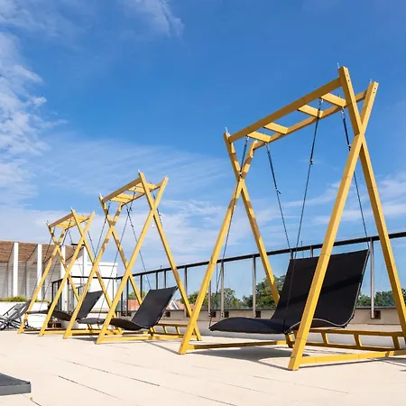 Deluxe-suite 1-04 Mit Gartenblick Und Loggia 아파트 뤼베크